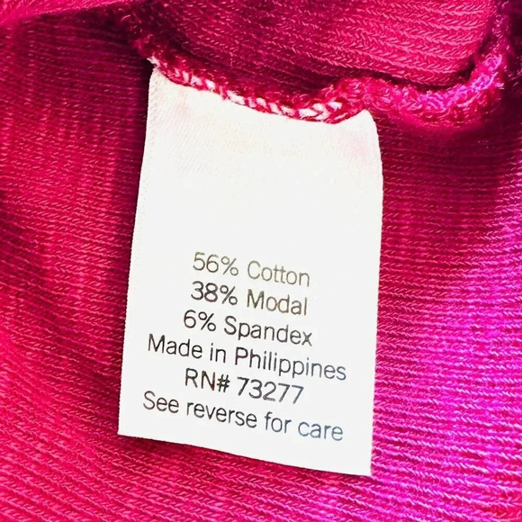 NWT LAUREN CONRAD Women Long Sleeve Pullover Scoop Neck Red Shirt Plus Size 4X - Picture 12 of 13